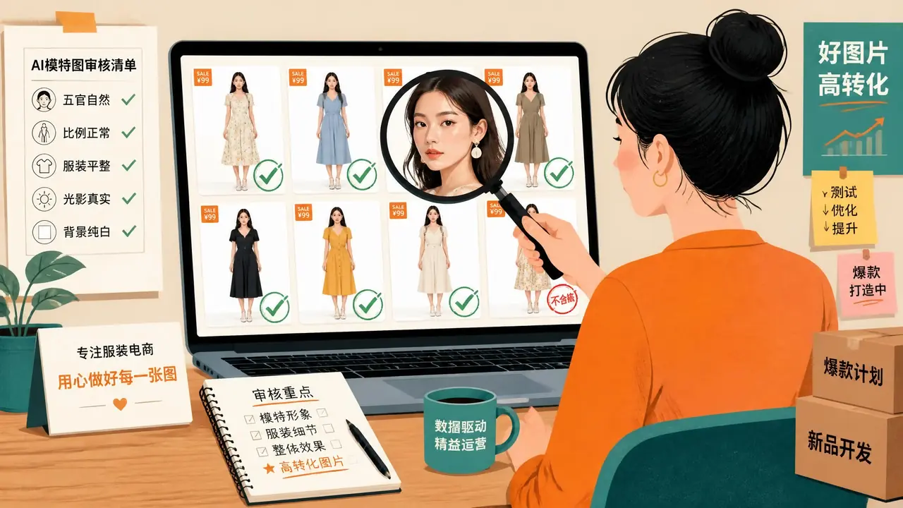 拼多多ai模特图怎么过主图审核？低价批量出图的取舍实测