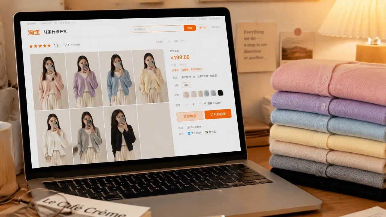 淘宝ai生成模特上手记：主图到详情页一步到位