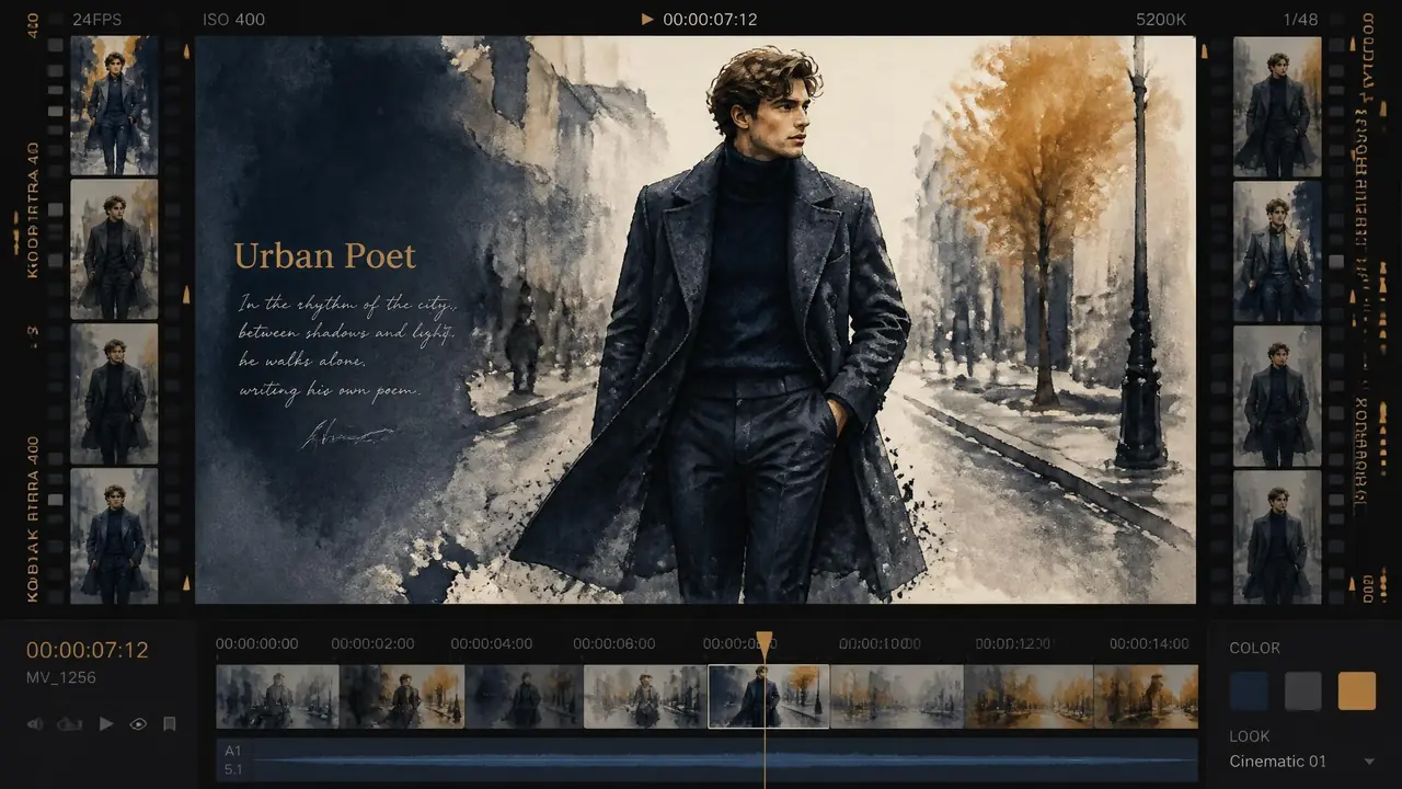 ai帅哥模特视频实测：男装主图视频一晚产出，成本不到实拍零头
