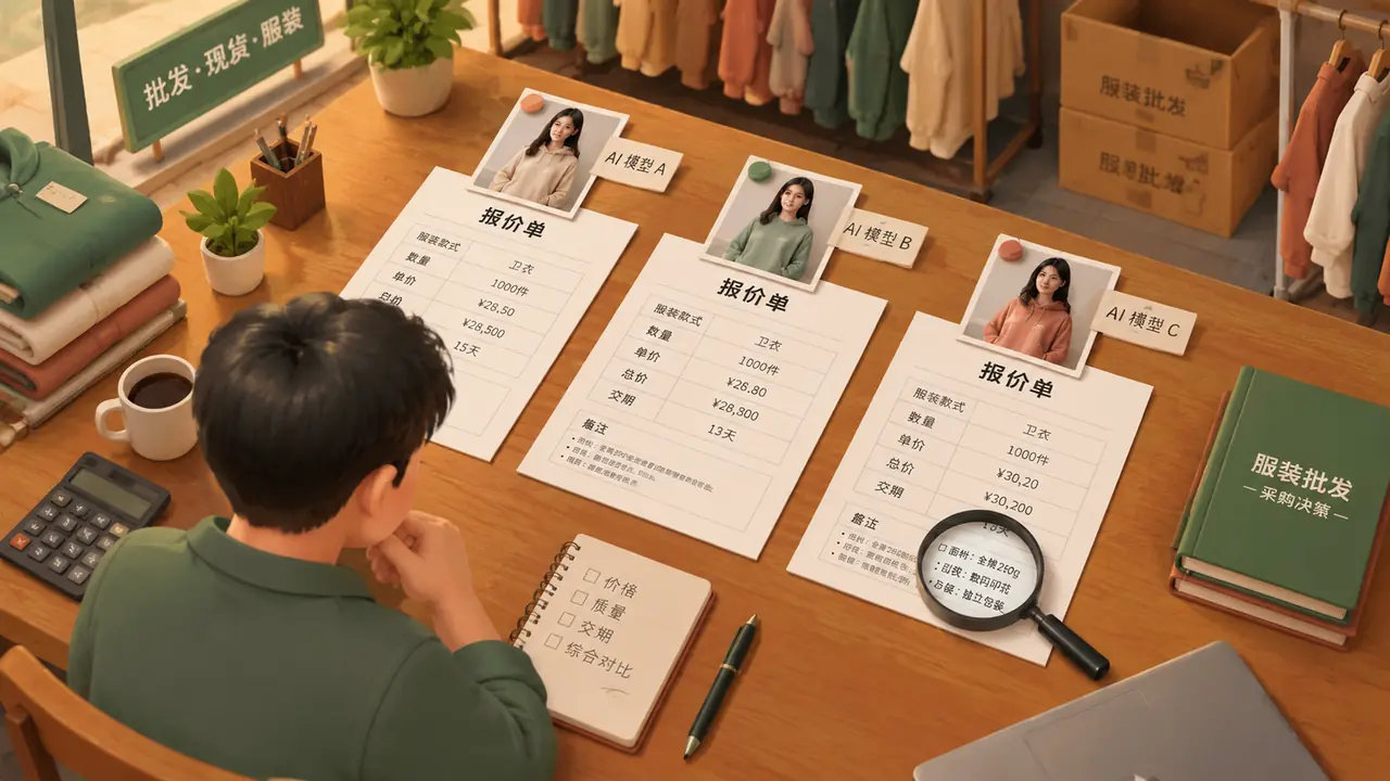信阳AI模特厂家怎么挑？我从三份报价单里看出的门道