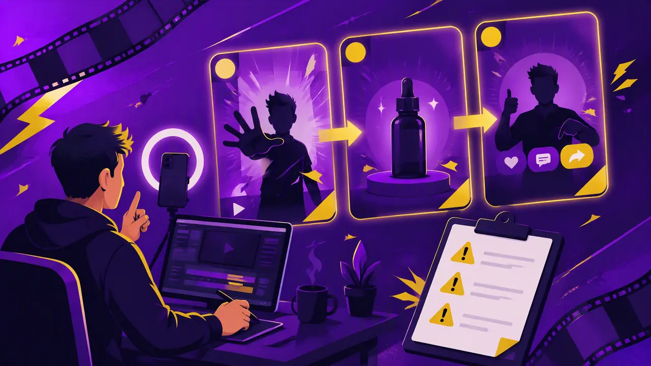 ai模特视频口令怎么写才稳？短视频运营的三段式写法与翻车清单