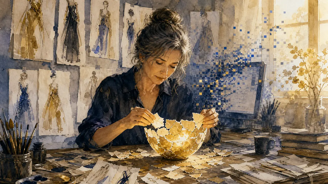 ai绘图模特失业后，画了八年时装画的我是这么把饭碗拼回来的