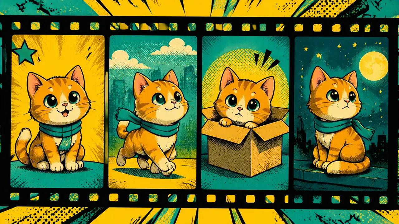 ai猫剧情模特怎么玩才不尬？做猫咪剧情号八个月，我靠角色一致性和短分镜留住了追更的人